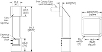AEN-Series Air Eliminator - Dimensional Drawing