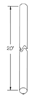 20' Length Aluminum Pipe and Tubing - 2